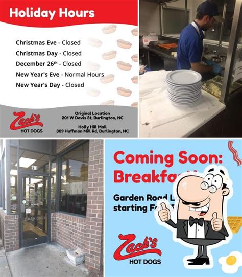 Zacks Hot Dogs In Burlington Restaurant Menu And Reviews