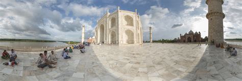 Taj Mahal Agra India 360 Panorama 360cities