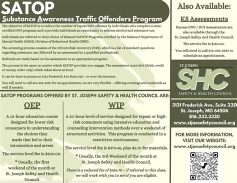 Satop — St Joseph Safety And Health Council