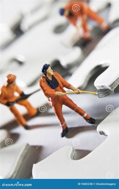 Putting The Pieces Back Together Royalty Free Stock Photos Image 9382238