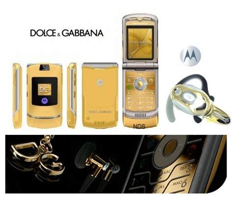Dolce Gabbana Limited Gold Edition V I Mobile Cellular Phone