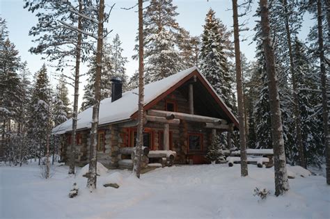 Hirvipirtit Lapland Cabins Finland Taivalkoski Cabin Nr 2 Winter