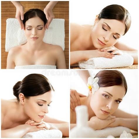 Lady Getting Spa Treatment Different Pictures Of Women Relaxing In Spa