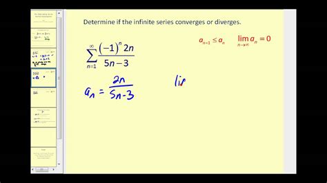 The Alternating Series Test Youtube