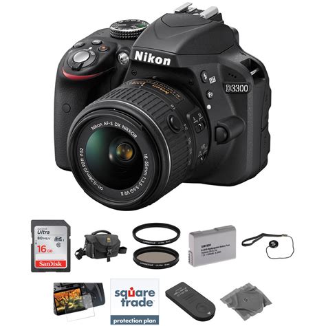 Nikon D Dslr Camera Kit With Mm Lens Black B H Photo