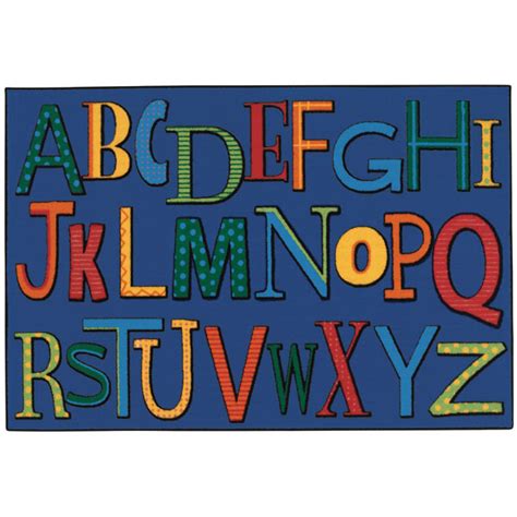 The international phonetic alphabet (ipa) is an alphabetic system of phonetic notation based primarily on the latin script. Playful Alphabet Kids Value Rugs | SCHOOLSin