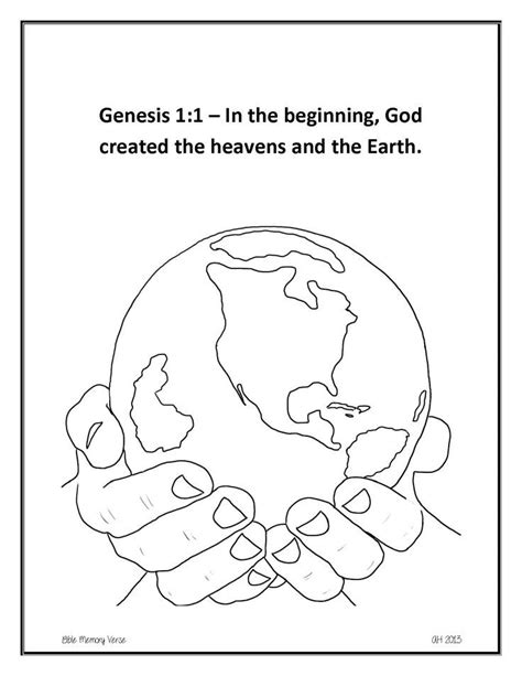 Take a look at our extensive selection of preschool coloring worksheets. In The Beginning God Created Coloring Pages - Coloring Home