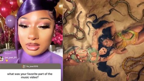 Megan Thee Stallion Says Cardi B Wanted Snakes In Video Wap Youtube