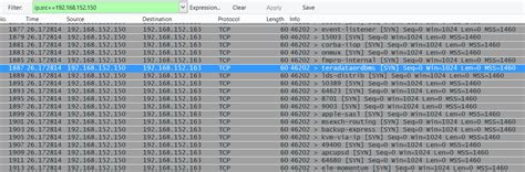 Packet Analysis Wireshark Display Filters