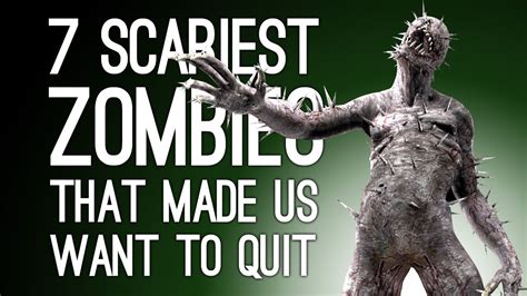 7 Scariest Zombies That Made Us Want To Stop Playing Immediately Youtube