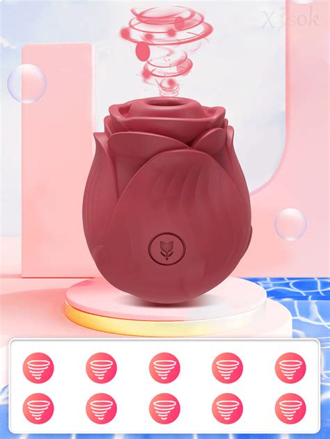 Rose Design Sex Toy For Women Sucking Vibrator Clitoris Sucker Nipple Stimulator Shein Usa