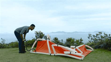 They can easily fit into a hiking backpack. TentTube inflatable tent from $249 - Geeky Gadgets