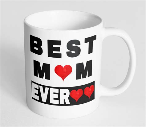 Mothers Day Mug Best Mom Ever Mug Mom Gift Coffee Mugs For Mom Birthday Gift Dinnerware