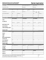 Pictures of Rental Application And Credit Check Form