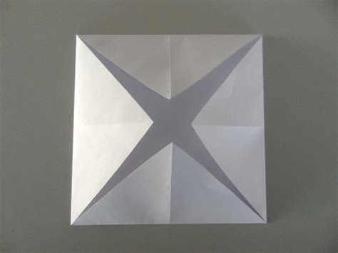 Paper Craft Square X White Shade Grey Folding Cut Fold Design