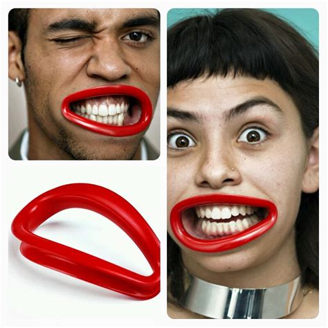 The Hyperlip Plastic Prosthesis By French Designer Sascha Nordmeyer The Device Distorts The