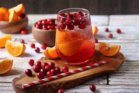 Cranberry Tangerine Fizzy Drink Recipe Tastes Of Lizzy T