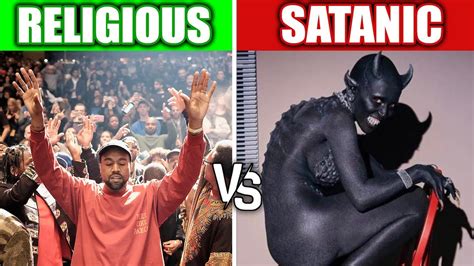 Religious Rappers Vs Satanic Rappers Youtube