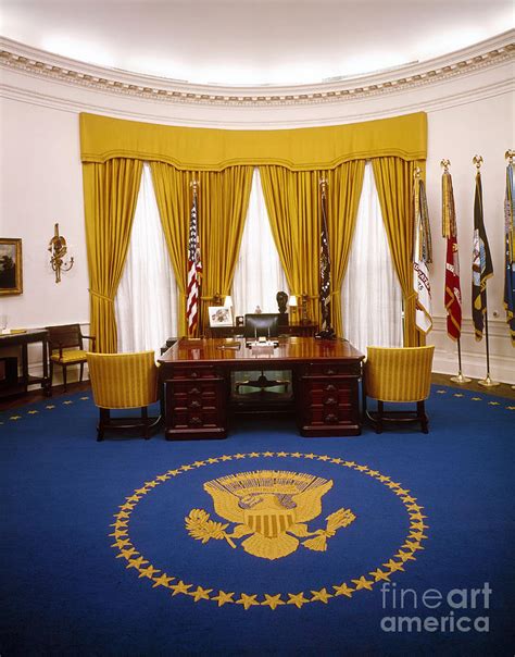 From roosevelt to resolute, the secrets of all 6 oval office desks. White House: Oval Office Photograph by Granger