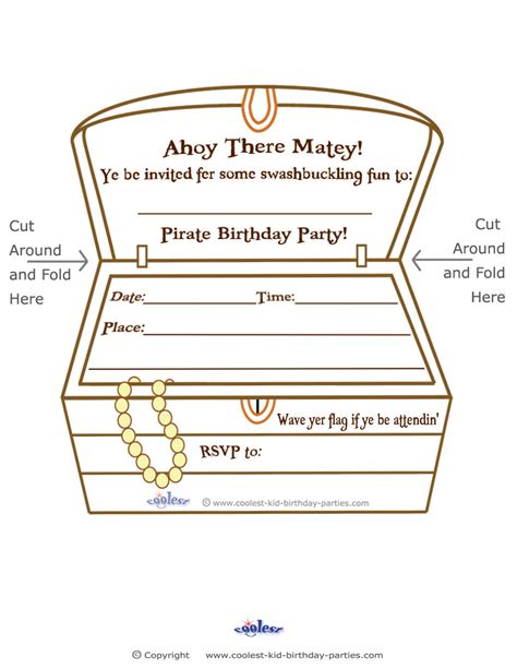 Treasure Chest Coolest Free Printables