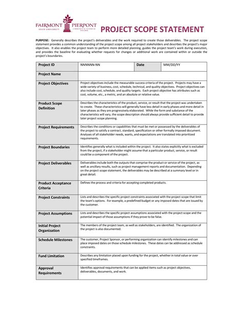 Project Scope Statement Example For Building A House Slideshare