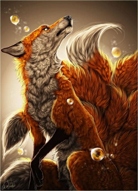 74 Best Ninetails Images On Pinterest Foxes Fox And Mythological