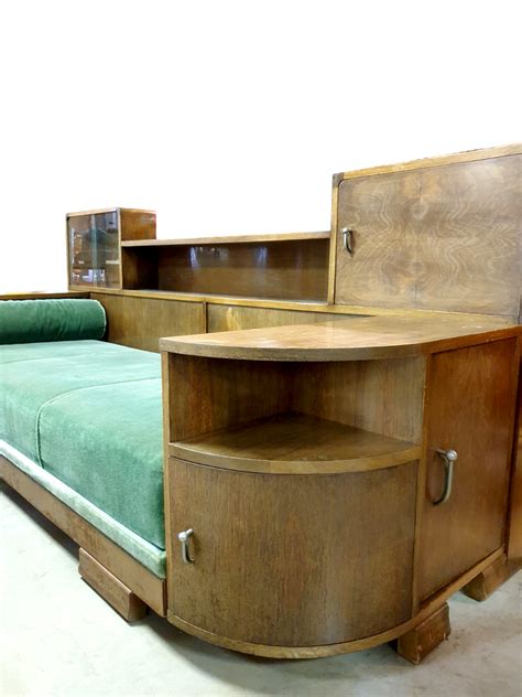 Which one will suit your need! Unique Art Deco daybed sofa lounge bed bank 'Green spirit'