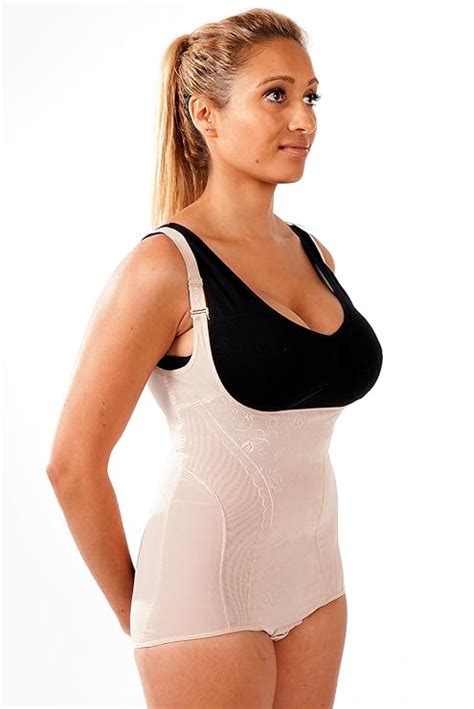 Full Body Shaper Bodysuit Shapewear Women Strong Tummy Control Uk Clothing