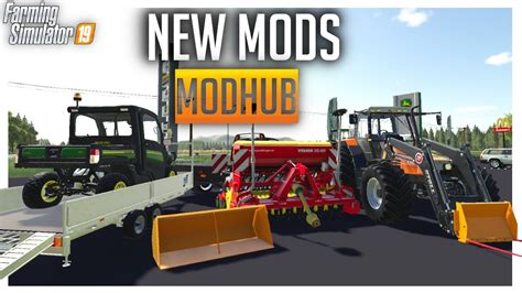 Modhub Mod Update New Mods Farming Simulator Youtube