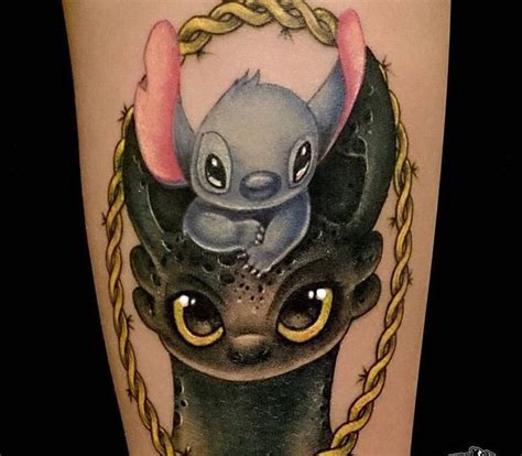 Naw Toothless And Stitch Disney Tattoos Disney Stitch Tattoo Stitch