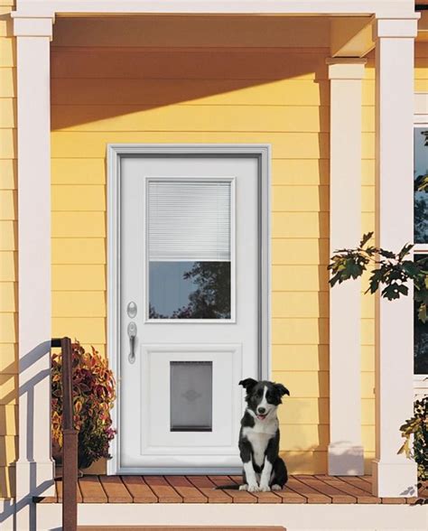 Exterior Door With Built In Pet Door Hmdcrtn