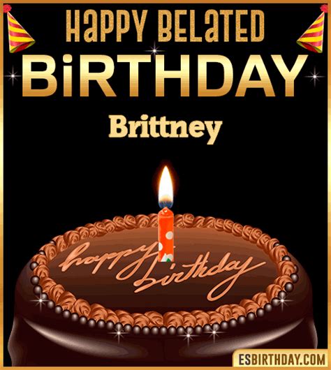 Happy Birthday Brittney  🎂 Images Animated Wishes【28 S】