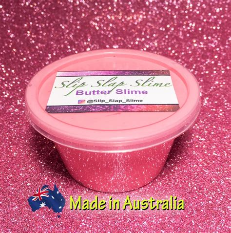 Fluffy Pastel Pink Butter Slime Kids Craft Slimes Australian Made