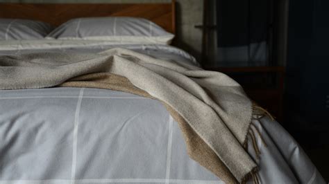Reversible Merino Lambswool Throws Natural Bed Company