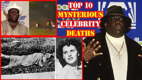 Top 10 Mysterious Celebrity Deaths Fillapedia Youtube