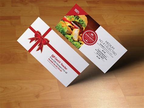 Restaurant T Voucher Invitation Templates Creative Market