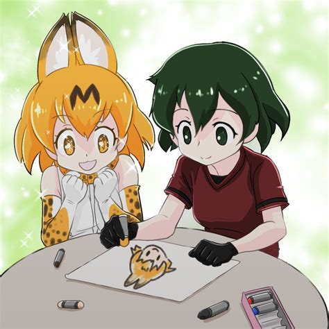 Serval And Kaban Kemono Friends Drawn By Msl Go Danbooru