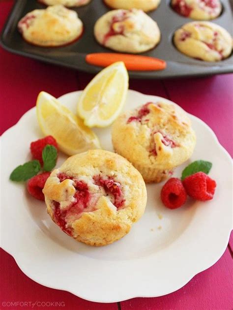 Super Soft Lemon Raspberry Muffins Recipe Raspberry Muffins Lemon