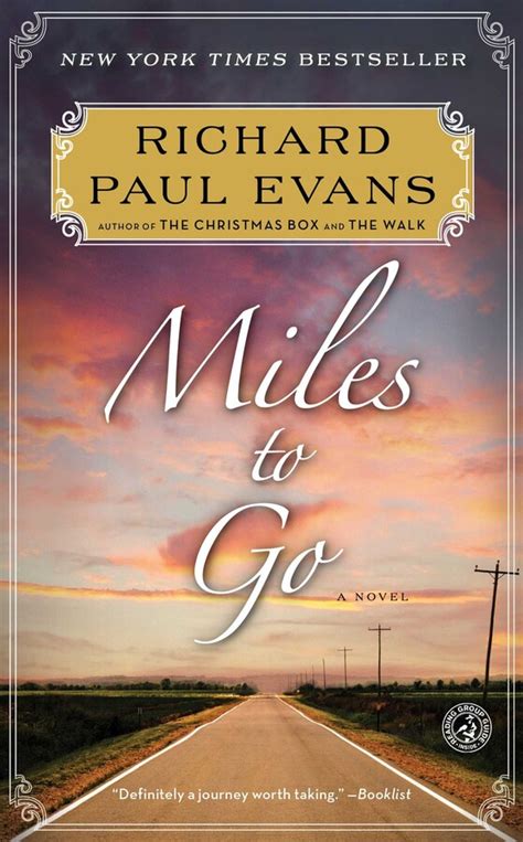 Miles To Go Ebook By Richard Paul Evans Official Publisher Page