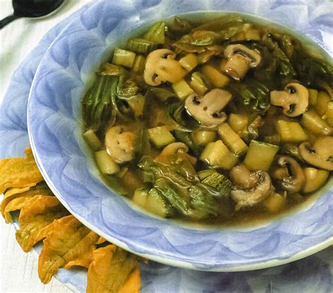 La Cocina De Rosse La Mejor Sopa De Flor De Calabaza Calabacitas Y