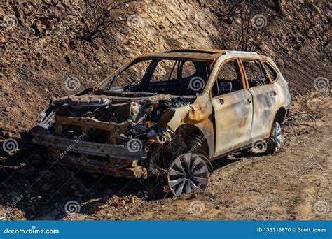 Burned Out Car Stock Photo Image Of Fire Sourthern 133316870