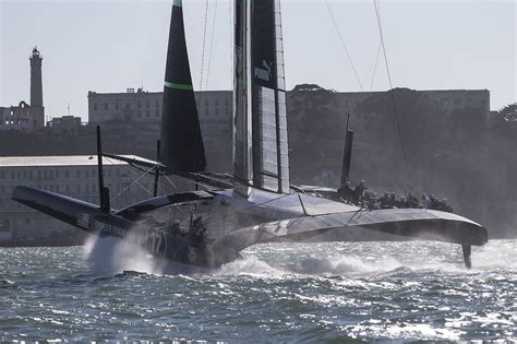 Oracle Ac72 First Flight Images And Video Catamaran Racing News And Design