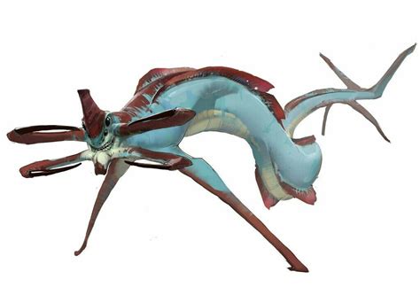 Reaper Leviathan Concept Art Subnautica Concept Art Monster Concept