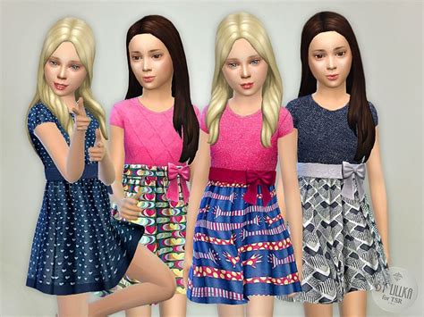 Lillkas Designer Dresses Collection P05 Sims 4 Clothing Sims 4 Cc