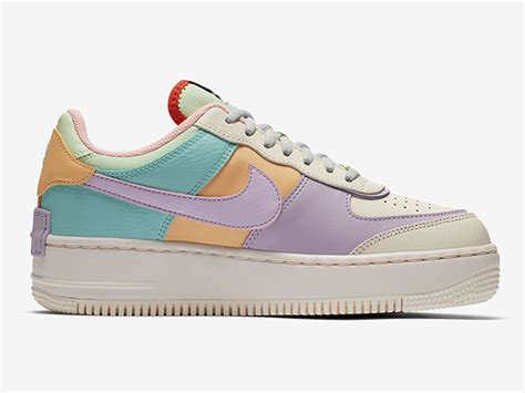 Check the transparent swoosh on this baby. The Nike Air Force 1's New Design Features Pastel Accents