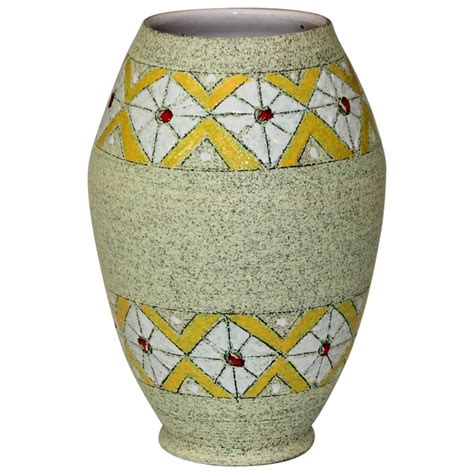 Eyes Vase By Fratelli Fanciullacci For Raymor Pottery Handmade In