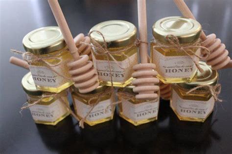 24 Honey Jar Favors 2 Oz With Honey Dippers Wedding Favors Etsy Honey Jar Favors Honey Jar