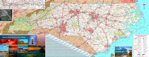 North Carolina Map Tourist Map Tourist