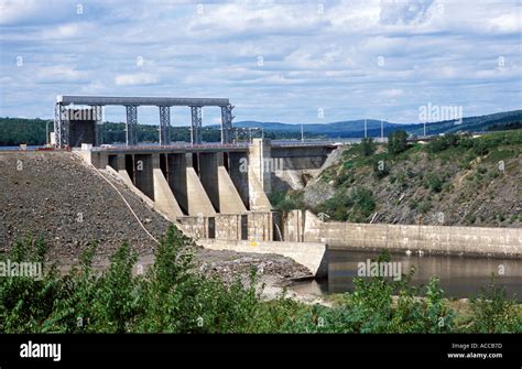 Mactaquac Dam New Brunswick Canada Stock Photo Alamy