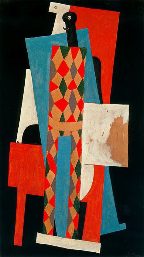 Harlequin 1915 Pablo Picasso